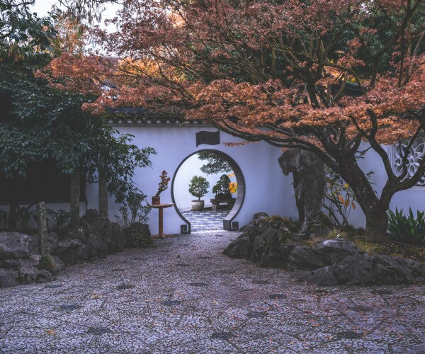 Door to the Chinese Garden (Portland)