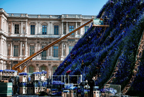 Louvre in Purple